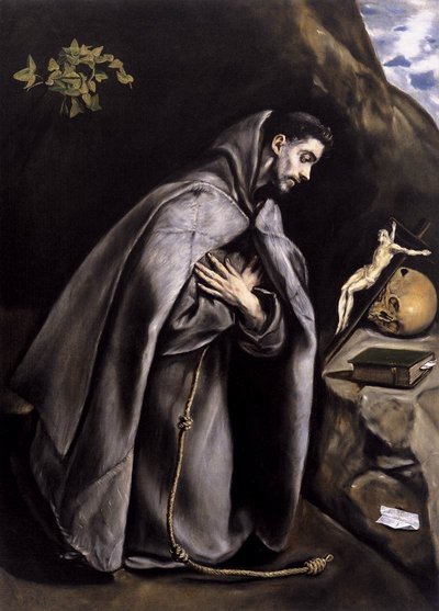 Saint François méditant - El Greco